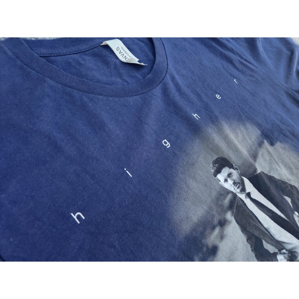 Michael Buble Concert T Shirt 100% Cotton Extra Large XL Higher Blue Super Soft